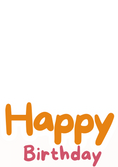 Load image into Gallery viewer, Happy Birthday Bold Text Photo Upload Birthday Card for Her
