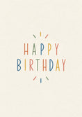 Load image into Gallery viewer, Multicolour Happy Birthday Burst Card for Godson
