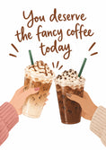 Load image into Gallery viewer, Fancy Iced Coffee Toast 20th Birthday Card for Her
