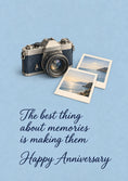 Load image into Gallery viewer, Vintage Camera Memories Verse Verse Husband Anniversary Card for Husband
