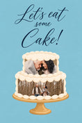 Load image into Gallery viewer, Let's Eat Some Cake Photo Upload Wedding Card
