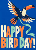 Load image into Gallery viewer, Funny Toucan Happy Bird Day Birthday Card
