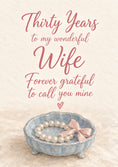 Load image into Gallery viewer, Pearl Jewellery Dish 30th Anniversary Card for Her
