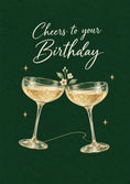 Load image into Gallery viewer, Cheers to Your Birthday Champagne Coupes Birthday Card
