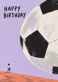 Load image into Gallery viewer, Giant Football Boy Birthday Card for Him
