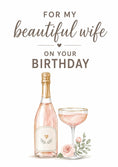 Load image into Gallery viewer, Birthdays - Personalised Card — with punch holes
