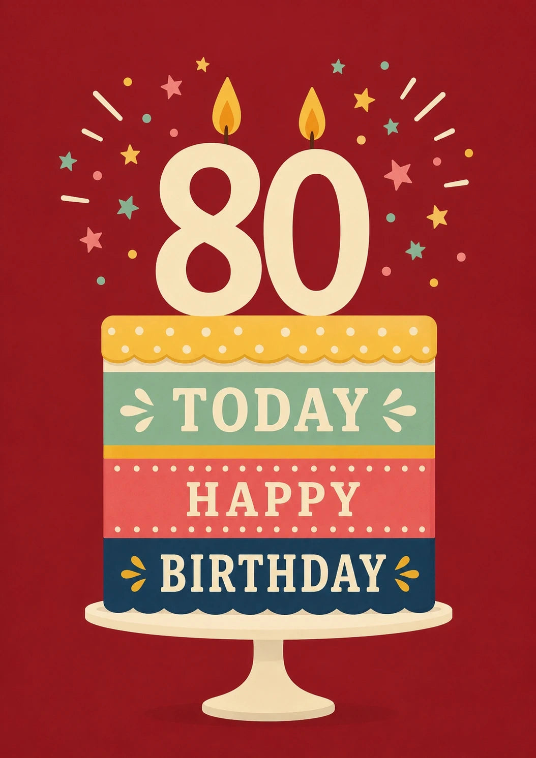 Birthdays - Personalised Card — with punch holes