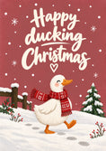 Load image into Gallery viewer, Christmas - Personalised Card — with punch holes
