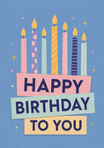 Load image into Gallery viewer, Birthdays - Personalised Card — with punch holes
