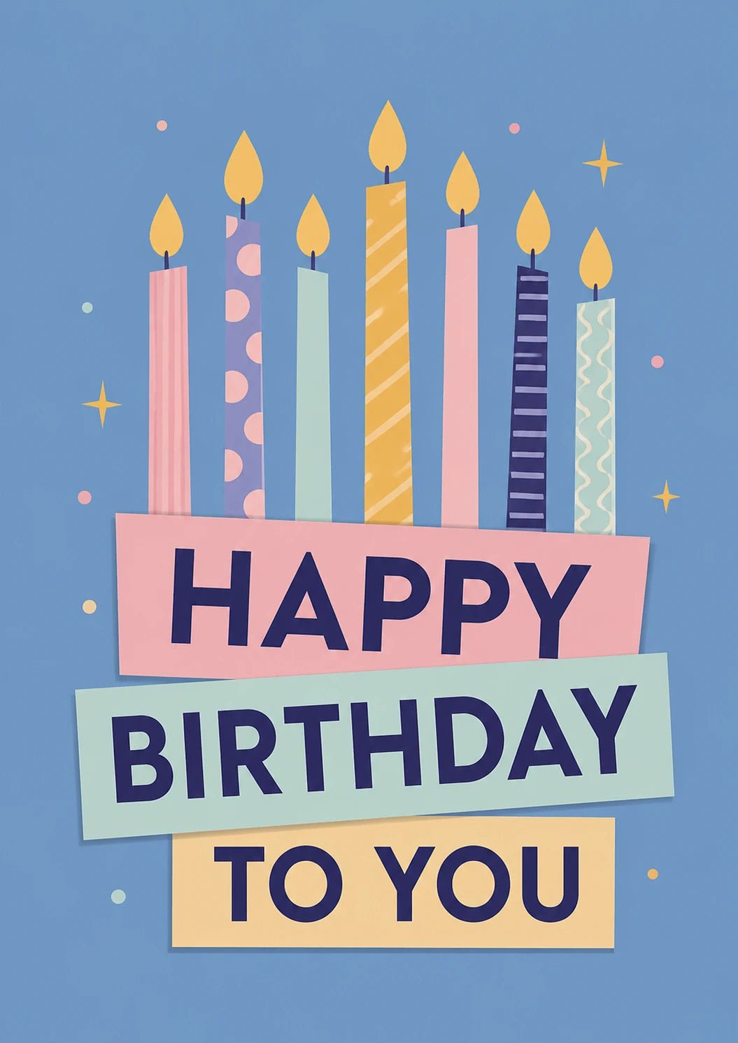Birthdays - Personalised Card