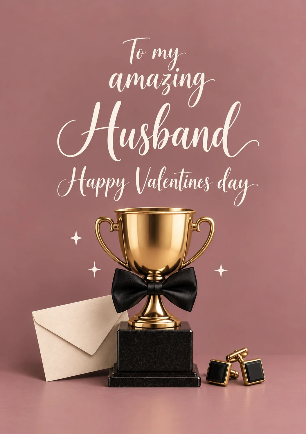 Valentine's day - Personalised Card — with punch holes