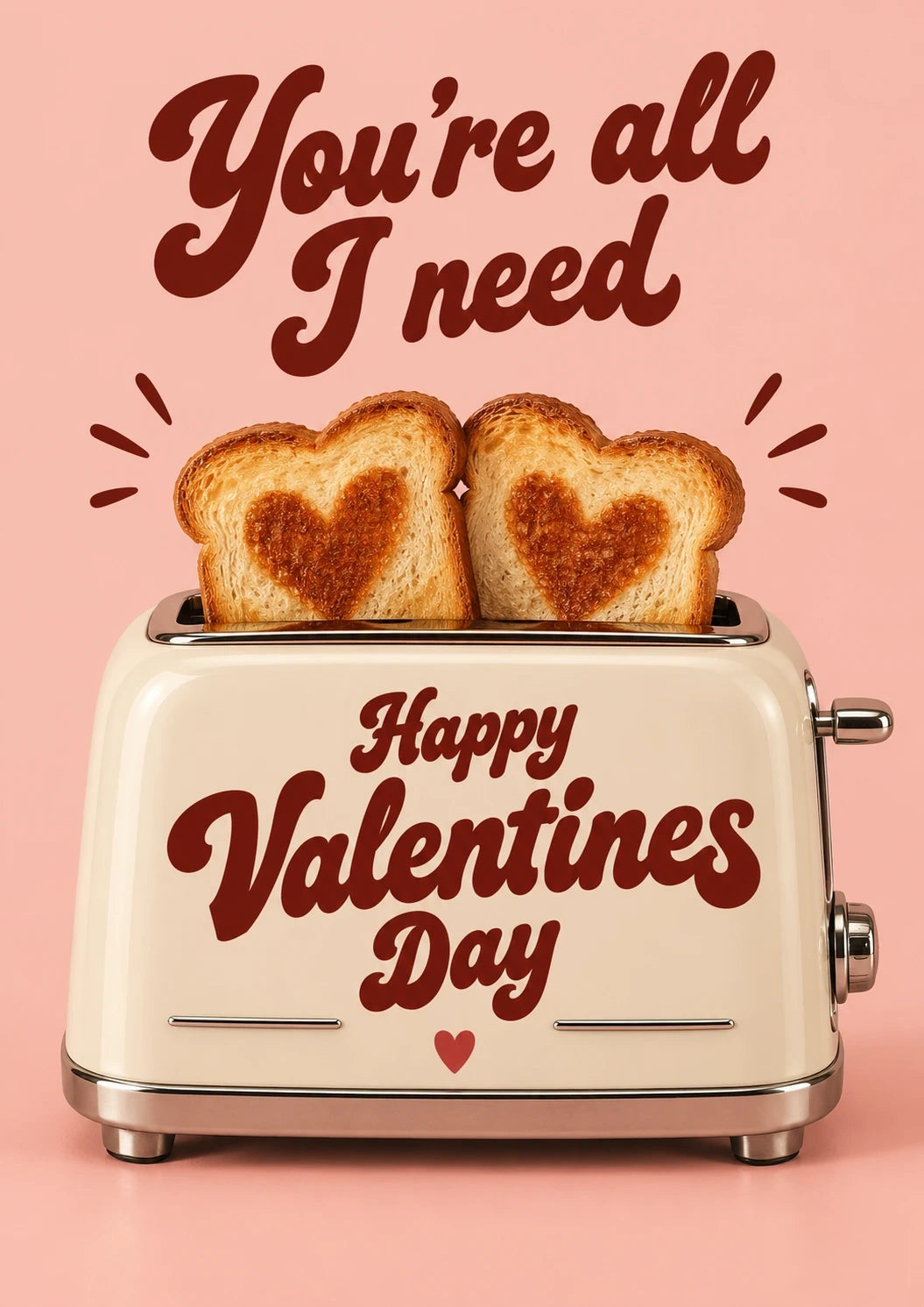 Valentine's day - Personalised Card — with punch holes