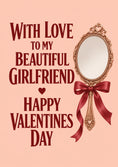 Load image into Gallery viewer, Valentine's day - Personalised Card — with punch holes
