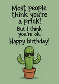 Load image into Gallery viewer, Birthdays - Personalised Card — with punch holes
