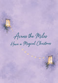 Load image into Gallery viewer, Christmas - Personalised Card — with punch holes

