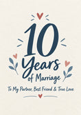 Load image into Gallery viewer, Anniversary - Personalised Card — with punch holes
