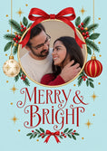 Load image into Gallery viewer, Christmas - Personalised Card — with punch holes
