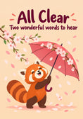Load image into Gallery viewer, Get well soon! - Personalised Card — with punch holes
