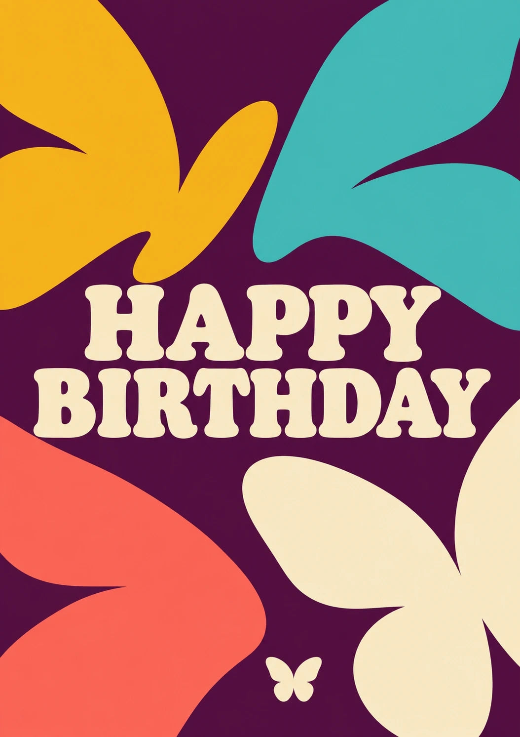 Birthdays - Personalised Card — with punch holes