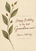 Load image into Gallery viewer, Birthdays - Personalised Card — with punch holes
