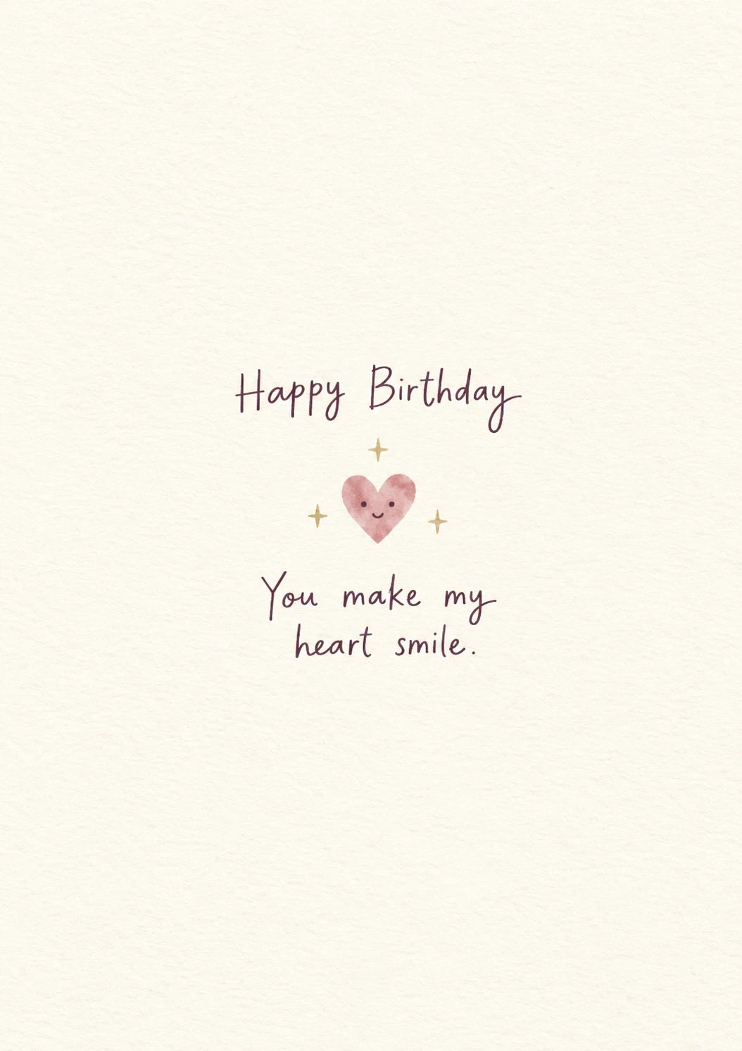 Birthdays - Personalised Card — with punch holes