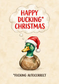 Load image into Gallery viewer, Christmas - Personalised Card — with punch holes
