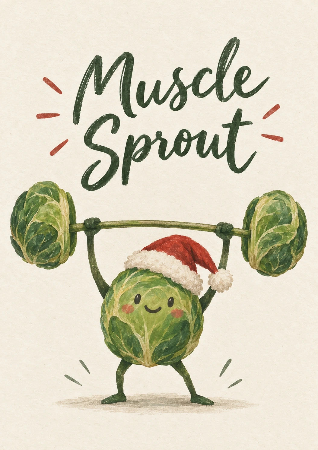 Christmas - Personalised Card — with punch holes