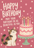 Load image into Gallery viewer, Birthdays - Personalised Card — with punch holes
