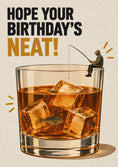 Load image into Gallery viewer, Birthdays - Personalised Card — with punch holes
