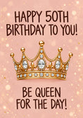 Load image into Gallery viewer, Birthdays - Personalised Card — with punch holes
