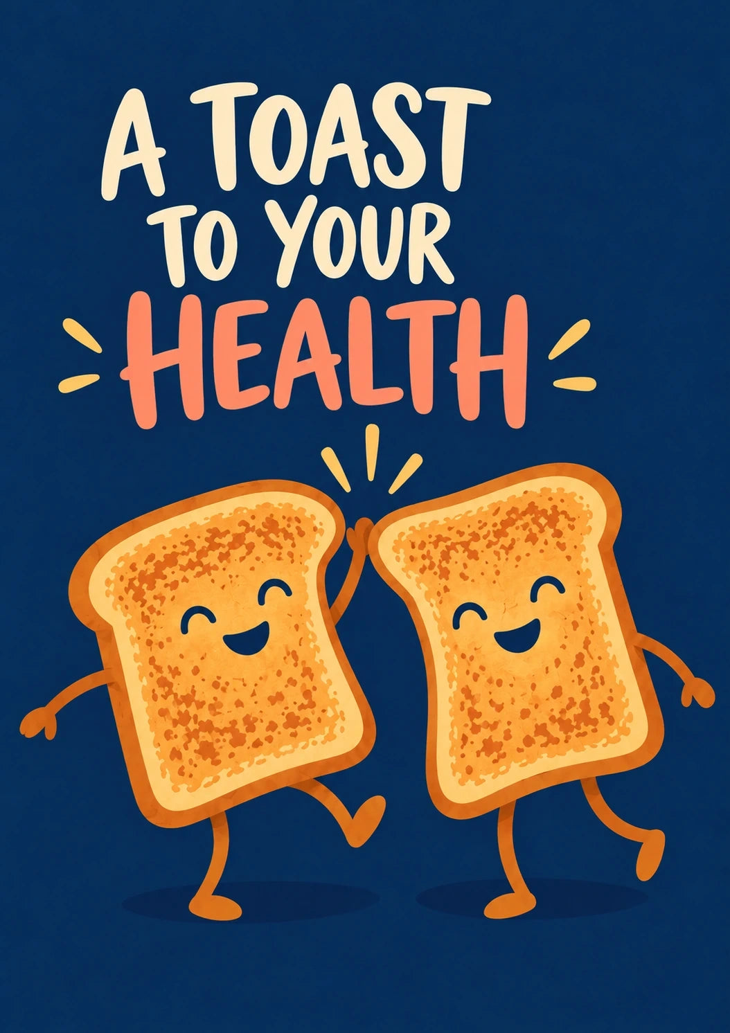 Get well soon! - Personalised Card — with punch holes