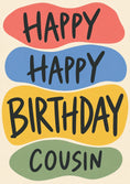 Load image into Gallery viewer, Birthdays - Personalised Card — with punch holes
