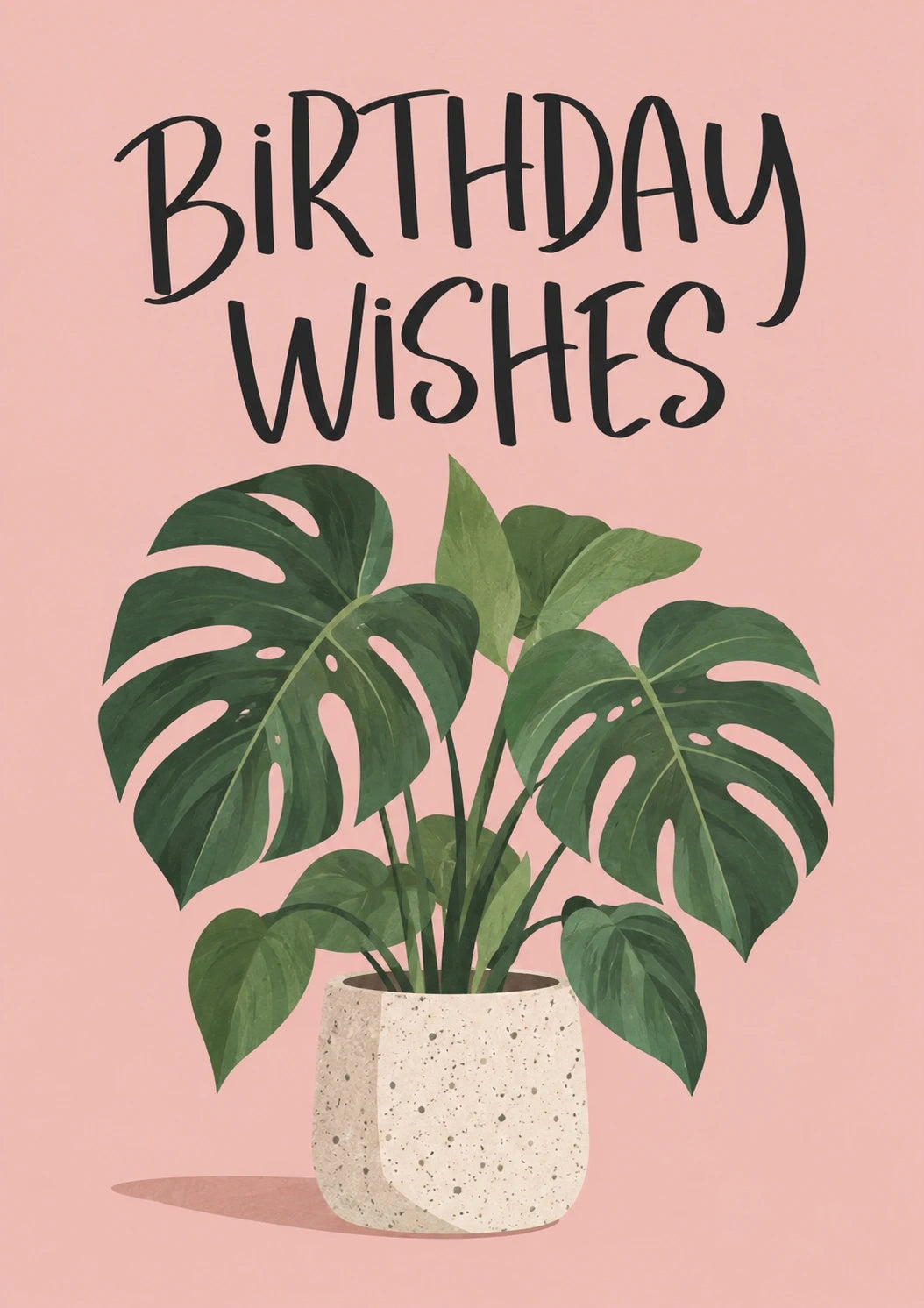 Birthdays - Personalised Card — with punch holes