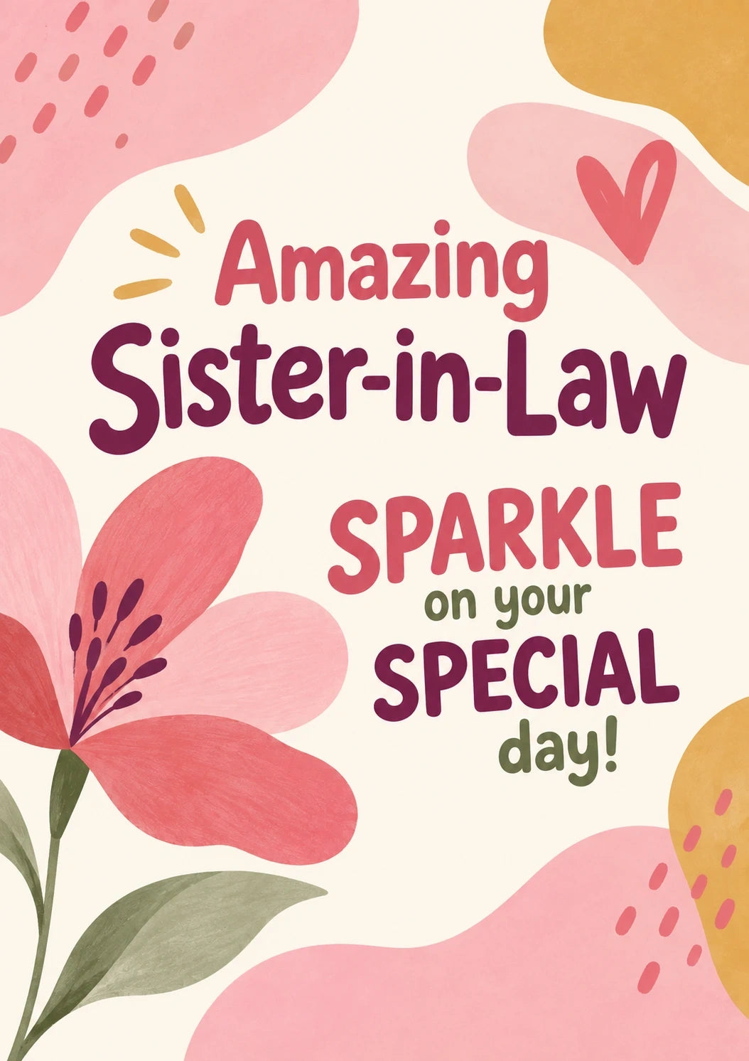 Birthdays - Personalised Card — with punch holes