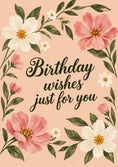 Load image into Gallery viewer, Birthdays - Personalised Card — with punch holes
