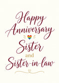 Load image into Gallery viewer, Anniversary - Personalised Card — with punch holes
