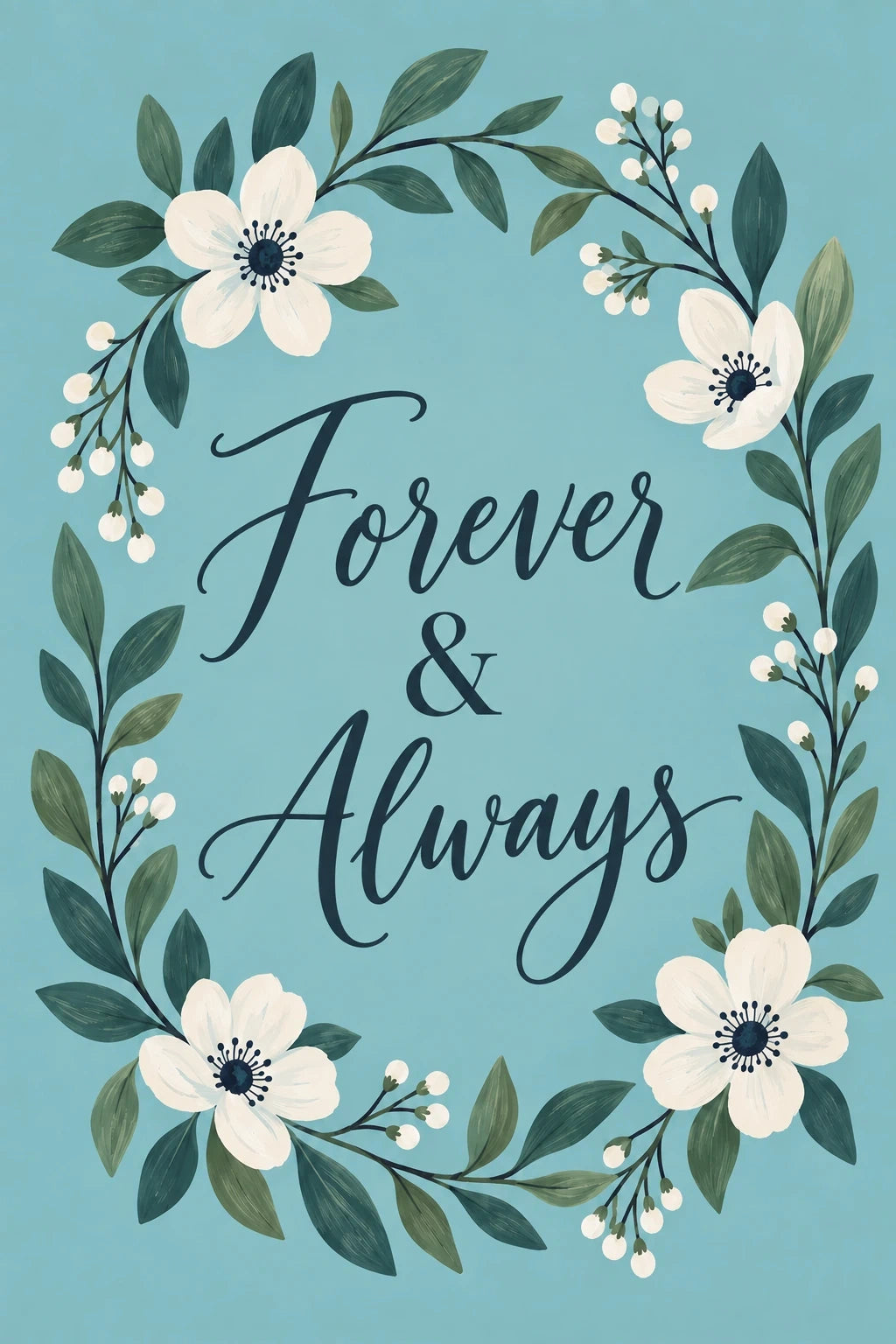 Weddings - Personalised Card — with punch holes