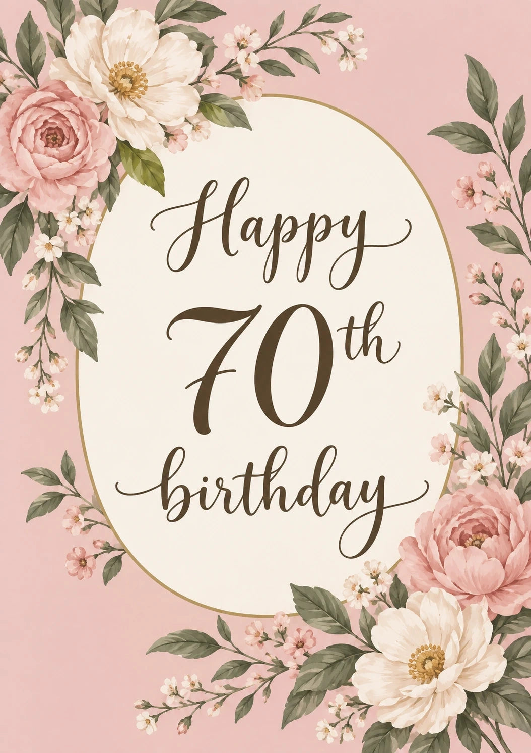 Birthdays - Personalised Card — with punch holes