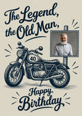 Load image into Gallery viewer, Birthdays - Personalised Card — with punch holes
