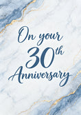Load image into Gallery viewer, Anniversary - Personalised Card — with punch holes
