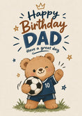 Load image into Gallery viewer, Birthdays - Personalised Card — with punch holes
