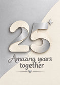 Load image into Gallery viewer, Anniversary - Personalised Card — with punch holes

