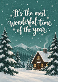 Load image into Gallery viewer, Christmas - Personalised Card — with punch holes

