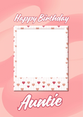 Load image into Gallery viewer, Birthdays - Personalised Card — with punch holes
