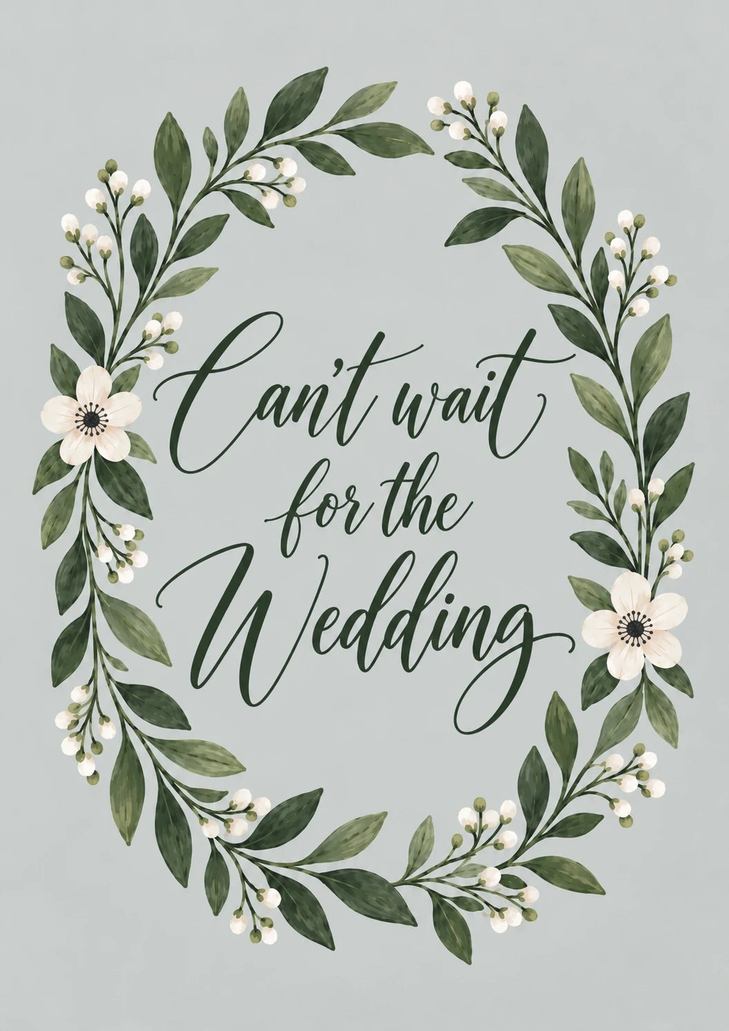 Weddings - Personalised Card — with punch holes