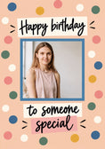 Load image into Gallery viewer, Birthdays - Personalised Card — with punch holes
