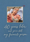 Load image into Gallery viewer, Anniversary - Personalised Card — with punch holes
