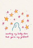 Load image into Gallery viewer, Anniversary - Personalised Card — with punch holes
