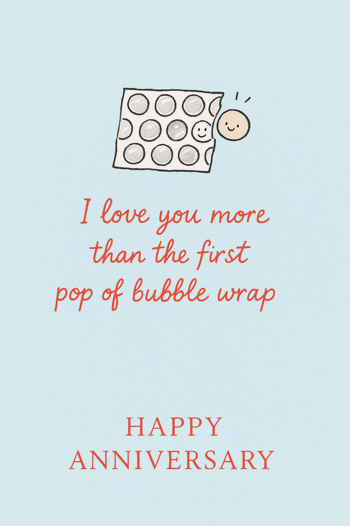 Anniversary Personalised Card