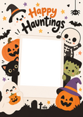 Load image into Gallery viewer, Halloween - Personalised Card — with punch holes
